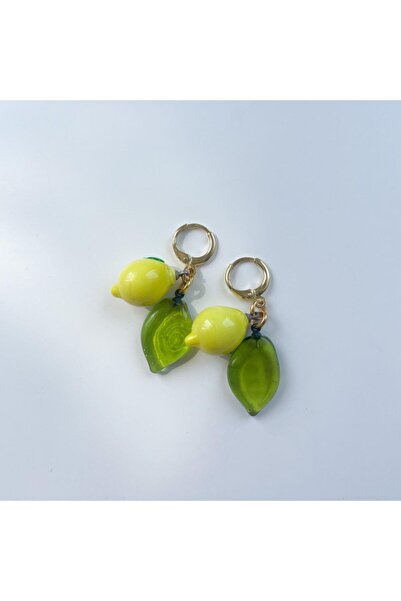 Venus Design Kadın Murano Limon Yaprak Küpe