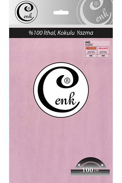 Cenk Μονόχρωμη τσάντα γραφής 100 cm - 0301 - 440 σκόνη