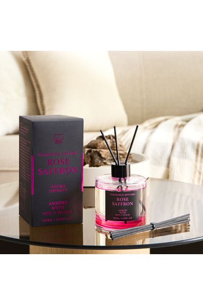Home Box Abbey Something in the Dark Rose Saffron Reed Diffuser 180 ml