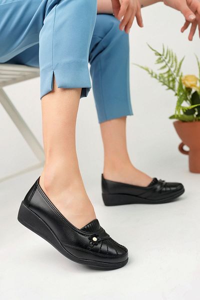 ALTUNTAŞ Full Orthopedic Ballerina Shoes Mother Shoes Casual Shoes Classic Shoes