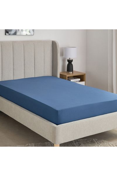 Home Box Essential Cotton Twin Fitted Sheet 120x200+36 cm