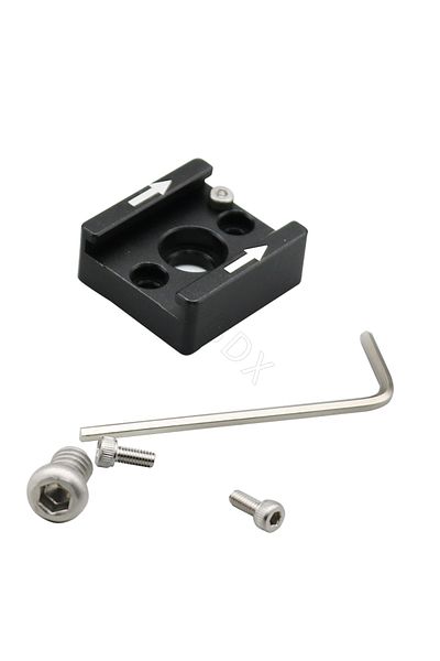 Choice Black Cold Shoe Mount Adapter 1/4" Screw Mounting Hole For Digital Dslr Camera Rig/cage/cheese Plat