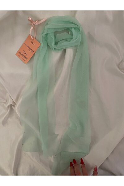 Nurcanilirboutique Turkuaz boyun fular
