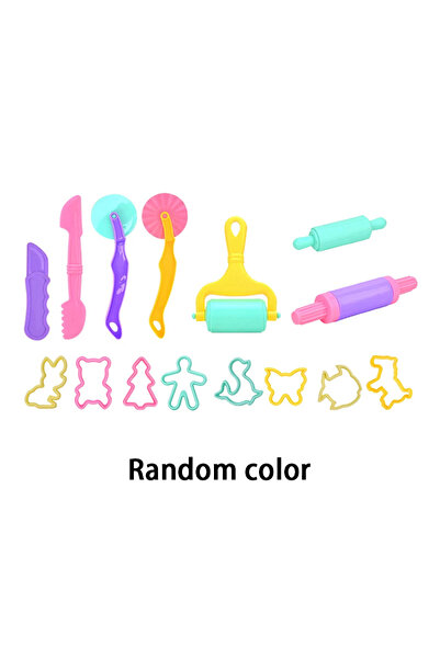 Choice 15pcs random color 4-25pcs Kids Play Dough Tool Kit Various Animal Molds Ocean Shell Shape Cutters R