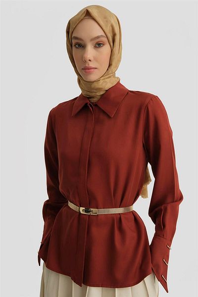 Armine Dark Red 25Y3720 Shirt