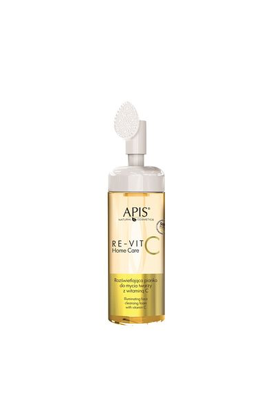 APIS RE-VIT C HOME CARE, 150 ml - Spuma de curățare facială iluminatoare cu vitamina C