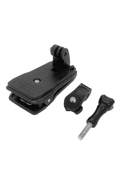 EXSKOF Clip With Adapter Backpack Strap Clip 360 Degree Rotation Hat Belt Clamp Mount For Gopro Hero 12 11