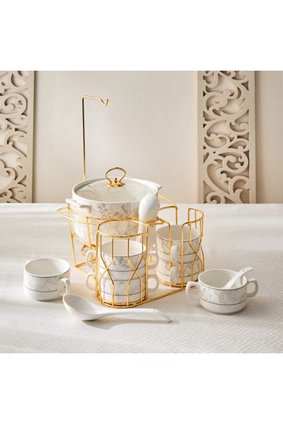 Home Box Skyline Mirage 16-Piece Soup Set