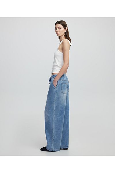 İpekyol Elastic Waist Denim Trousers