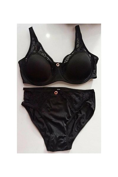 Le Jardin 5035 Christine Unfilled Μαύρο Σουτιέν Κοστούμι
