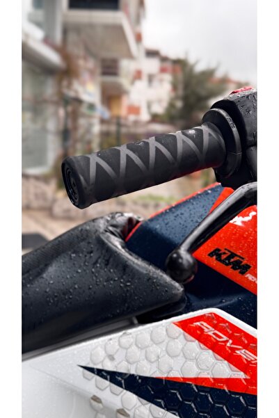 Motobros Universal Motosiklet Kauçuk Manet Ve Elcik Kaplama Takımı Motorsiklet Elcik Sarmalı