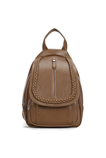 By Hakan Women's Gk66 Backpack Daily Use Convenient Mesh Motif Cover Bag Vision