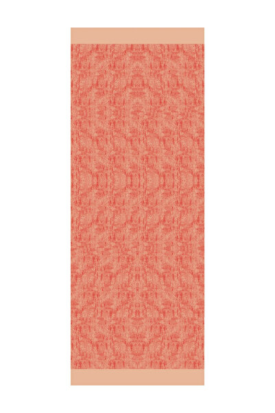 Mooncorn Sahara Pattern Double Sided Shawl Mink-Red