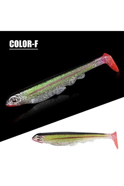 Choice طُعم صيد السمك Color-F Spinpoler Stalker طُعم ناعم بذيل مجداف 16 سم مت...