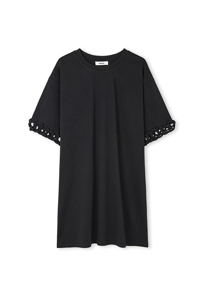 İpekyol Dress with Piping Applique