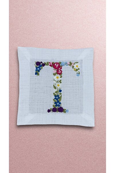 Hubb Interiors منديل كوكتيل بأحرف T