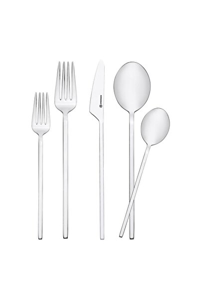 KORKMAZ 2505 Sakura 84 Parça 12 Kişilik Çatal Kaşık Bıçak Takımı