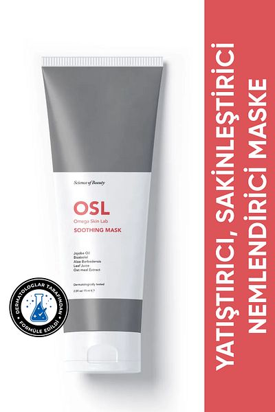 OSL Omega Skin Lab Soothing, Calming and Moisturizing Mask - Soothing Mask 75 ml