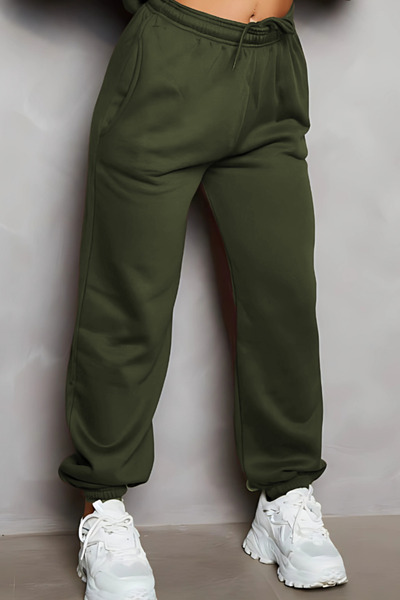 CMZ COLLECTİON Γυναικείο φαρδύ παντελόνι φόρμας με 3 κλωστές, ριζόχρωμο, χωρί...