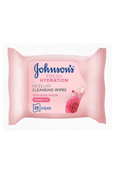 Johnson's Johnson Fresh Hydration Cleansing Wipes 25pcs --- مناديل جونسون ميس...
