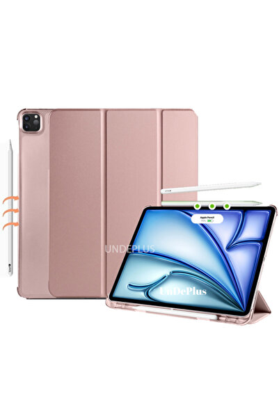 UnDePlus Apple iPad Pro 11 1./2. Nesil Kılıf Flip Cover Kalem Bölmeli PC Case 2018-2020