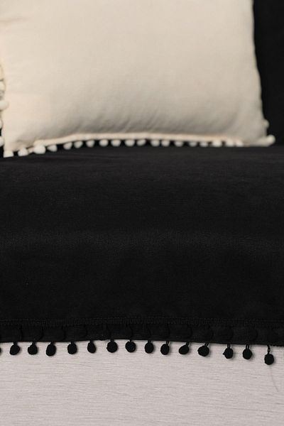 Aisha's Design Pom-Pom Armchair Cover 180X75 Cm,Ko-34T
