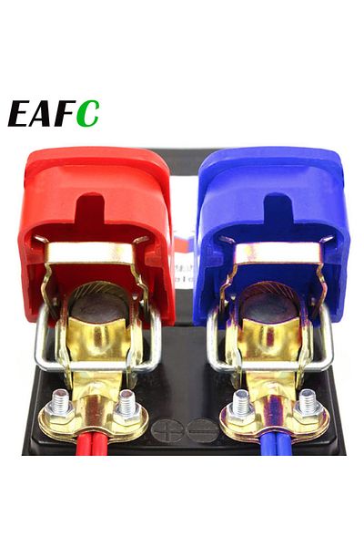 EAFC Universal 2Pcs/Pair 12V Quick Release Battery Terminals Clamps for Car Caravan Boat Motorcycle Ca...