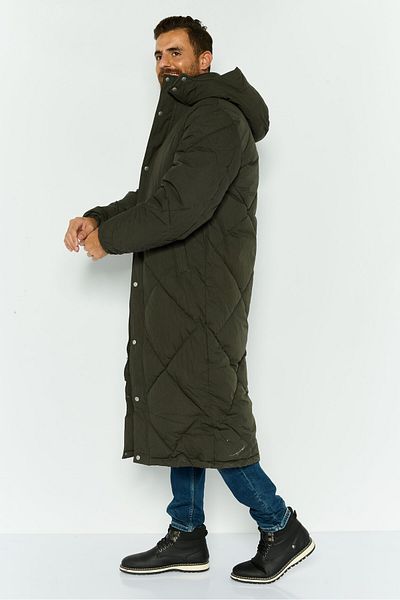 Asos Design Men Quilted Puffer Jacket, Grey