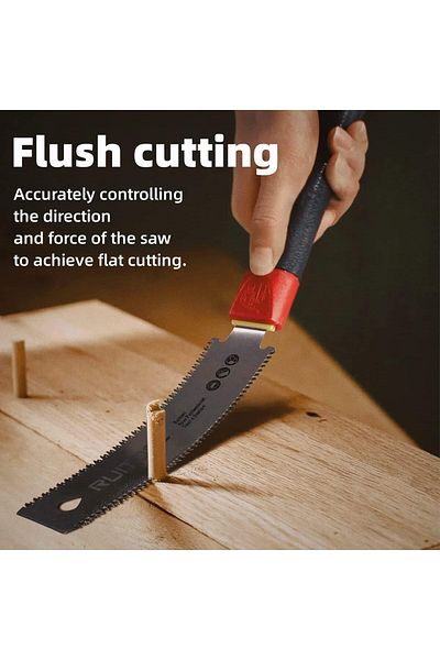 Choice 8in Folding Saw 1pc Japanese Pull Saw 3-edge Teeth Hand Saw Sk5 Flexible Blade Non-slip Handle Wood