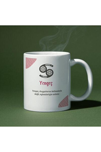 rk tasarım Fun Special Design Printed Mug with Zodiac Signs Theme