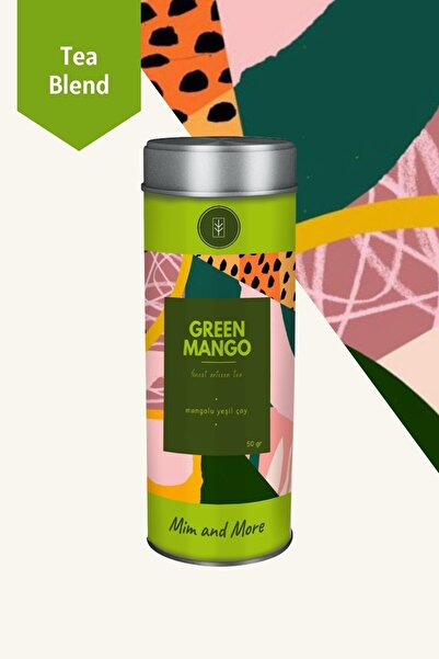 Mim and More Green Mango Tea - Green Tea with Mango, 50 g