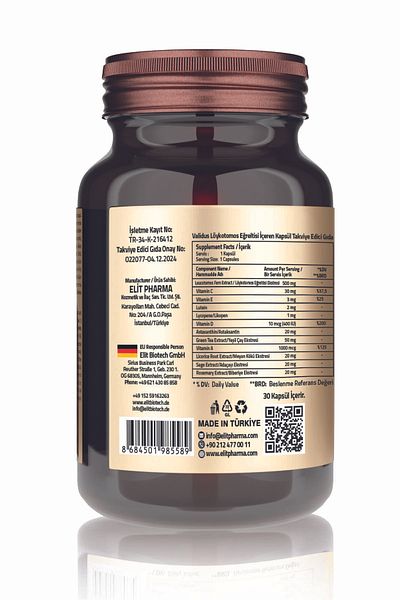 Validus Fern 500 Mg Leykotomos - 30 Capsules