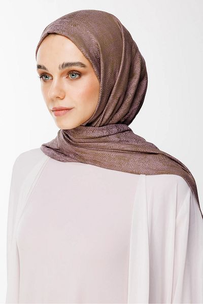 Mooncorn Σαλιάρα διπλής όψης με μοτίβο Sahara Dark Khaki-Dark Dusty Rose