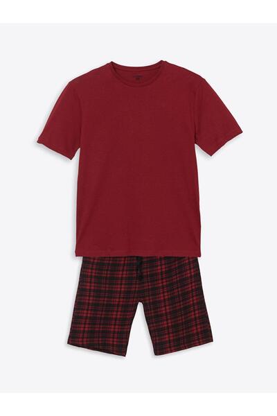 LC Waikiki Standard Fit Men's Pajama Set with Shorts