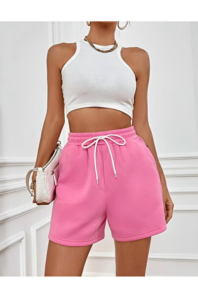 NewCabin New Season Pink Cotton Summer Women's Shorts
