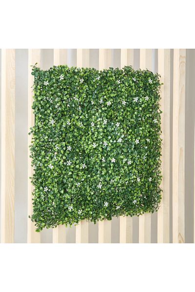 Home Box Delsa Artificial Hedge Mats Boxwood Jasmine 50x50 cm