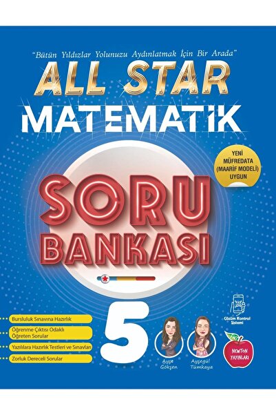 Newton Yayınları 5.SINIF MATEMATİK  ALL STAR SORU BANKASI  2024Maarif Modeli ...