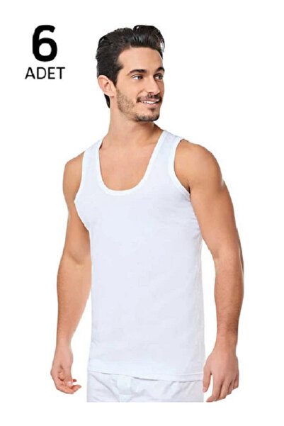 Seher Yıldızı Erkek Ribana Sporcu Atlet 6'lı Beyaz