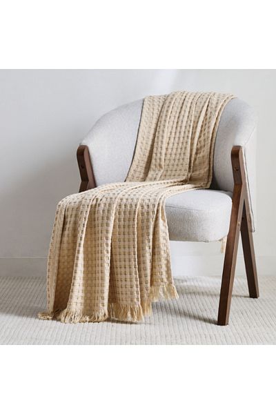 Home Box Mellow Cotton Bamboo Throw 130x170 cm