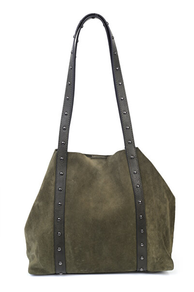 Ysmn Сумка через плече для жінок з натуральної шкіри та замші з деталями YC01...