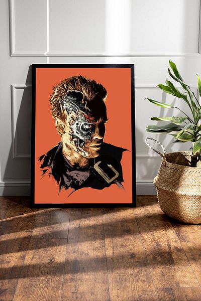 Saturn Pictură cu cadru Terminator - Pictură poster film Terminator