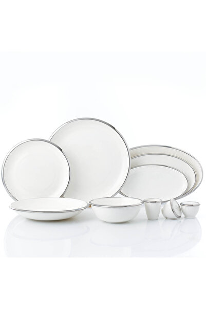 KORKMAZ Collection 60 Parça Platin Yemek Takımı A8057