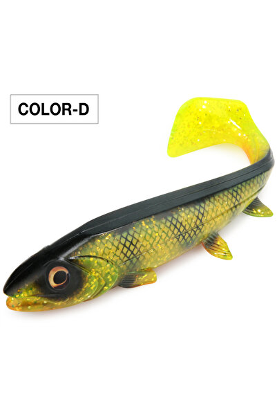 Choice طُعم صيد سمك البايك من نوع Spinpoler Bombshad Square Tail Swimbait مقا...