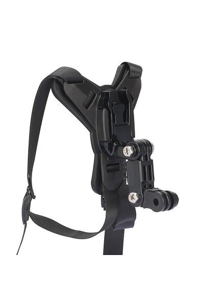 HONGDAK Upgrade Set Black Motorcycle Helmet Chin Mount for GoPro 11 10 9 8 7 6 Action Sports Camera Holder M