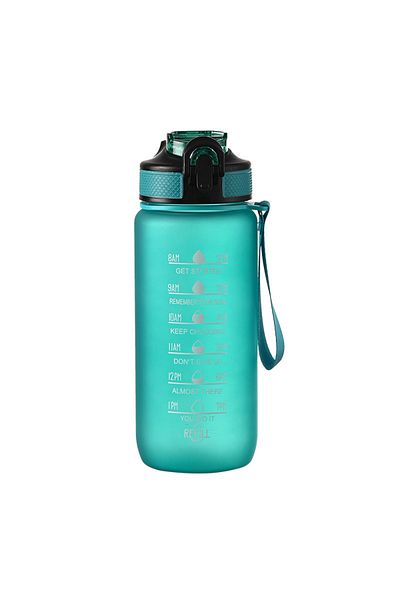 Choice green Bounce Gradient Color Water Cup Student Fashion Water Bottle 700ML Simple Fitness Outdoor Spor