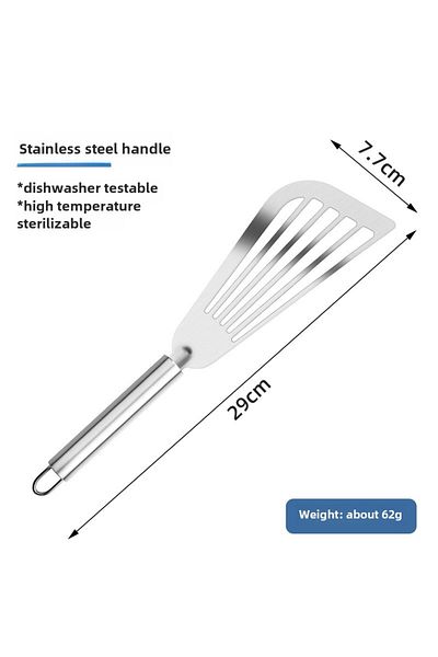 Choice Stainless steel mode The kitchen anti-scalding frying spatula heat-resistant frying fish spatula all
