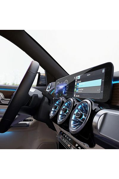 ael-tech For Mercedes Eqb 10.25 Inch Navigation Compatible Nano Screen Protector and Instrument 2022-2025