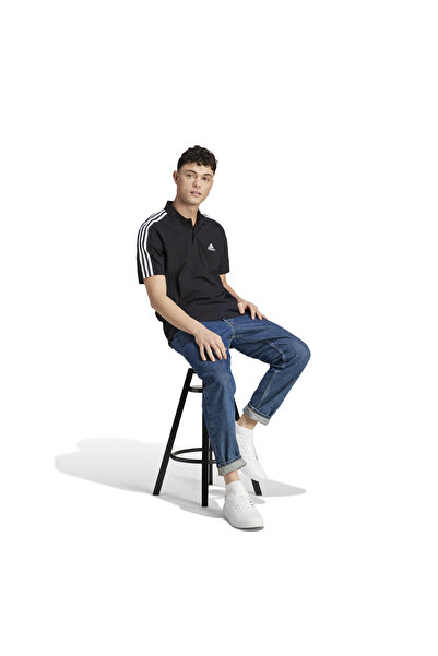 adidas Ανδρικό Πόλο IC9310 Μαύρο