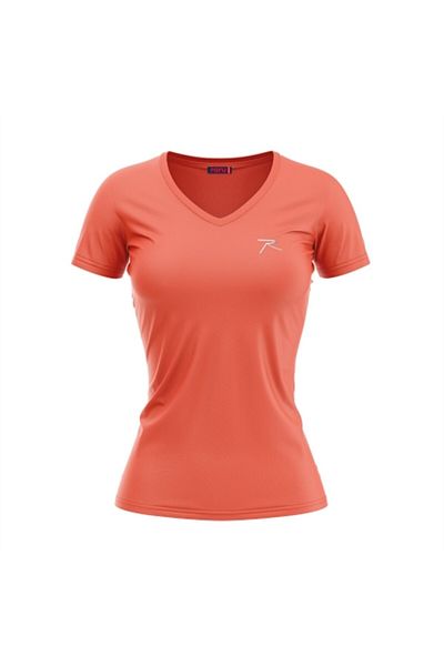 raru Mulıer Γυναικείο Βαμβακερό Ροζ Casual T-shirt
