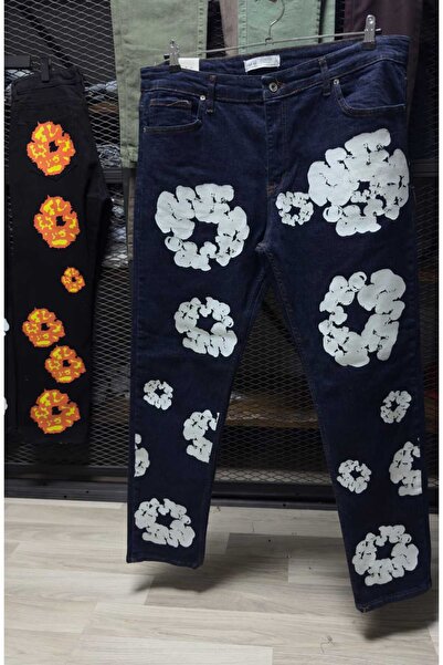 viking's line Siyah denim Tears